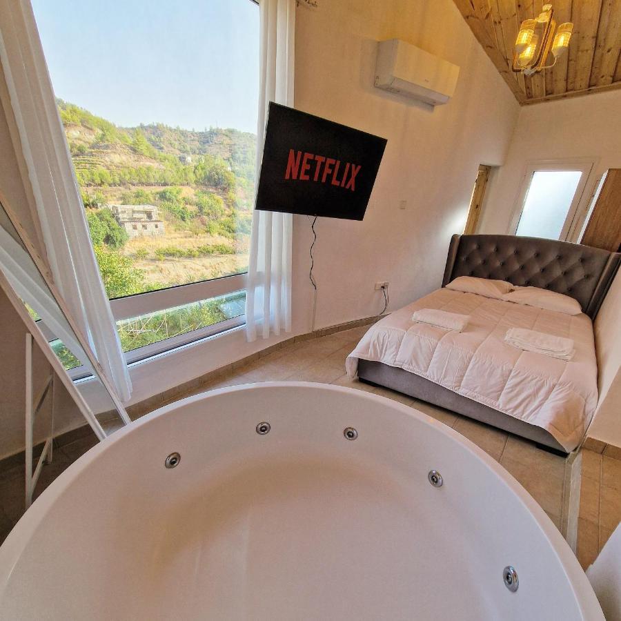 Aprosmeno Jacuzzi House 4 Διαμέρισμα Αγρός Εξωτερικό φωτογραφία
